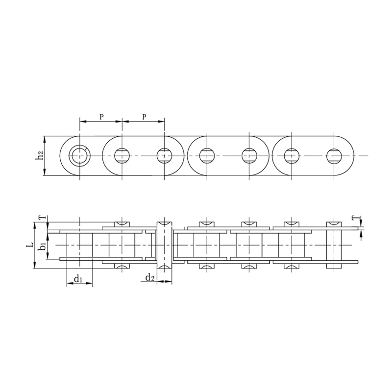 Slagtålighet anpassningsbara timingkedjor för bilmotorer
