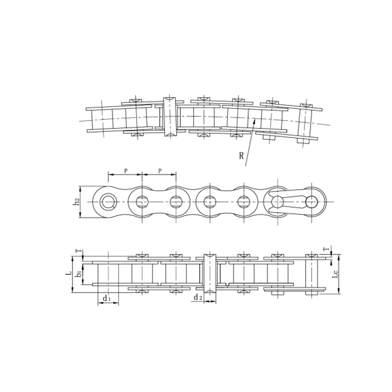 Stabil prestanda hållbara sidokedjor