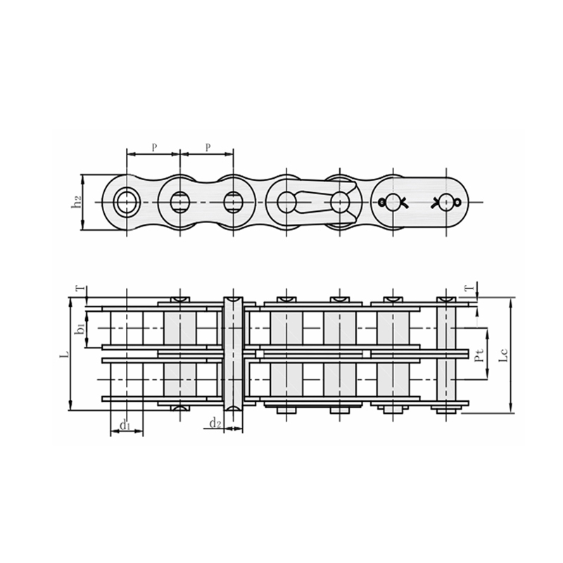 Parkeringskedja med hög draghållfasthet