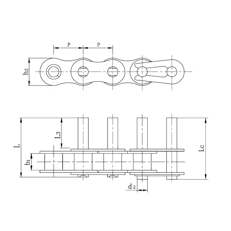 Korta transportkedjor förlängda stift