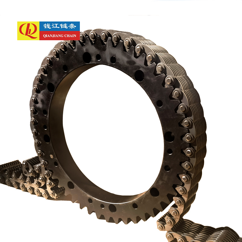 Flankkontakt tysta kedjor