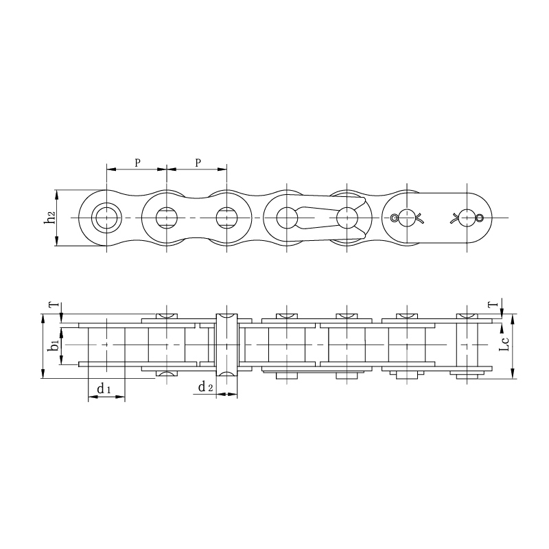 Motorcykel standardkedjor