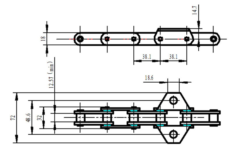 Lantbrukskedjetillverkare introducerar användningskraven för kedjetransportör